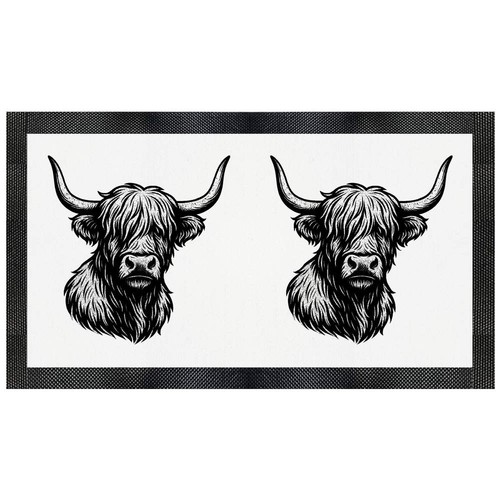 Highland cow portrait - cow, portrait'