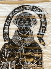 Vintage Brass Rubbing on