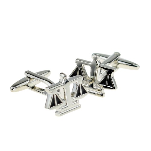 Scales justice cufflinks - scales,
