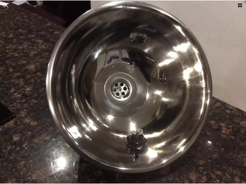 Round sink stainless steel - sink,