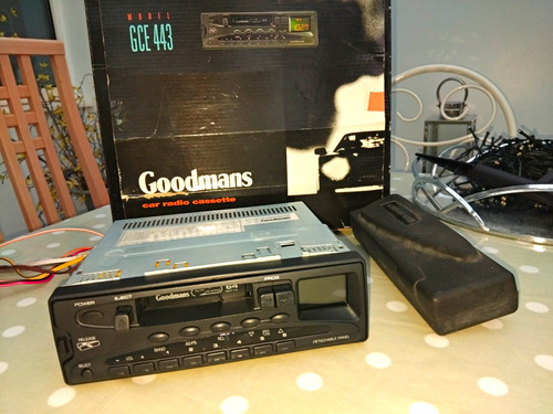 Goodmans car radio cassette - radio,