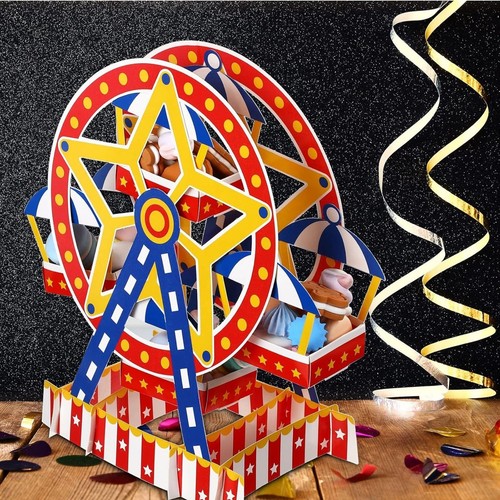 Colorful carnival ferris - colorful,