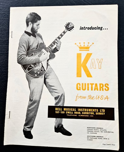 Kay guitar catalogue uk - kay, (usa)