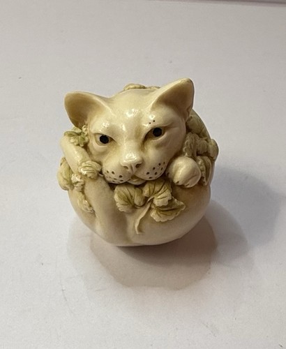 Harmony kingdom ivory - ivory, cat
