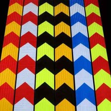 Arrow Reflective Tape Hi Viz Tape High Intensity  Warning Tape Chevron Stickers
