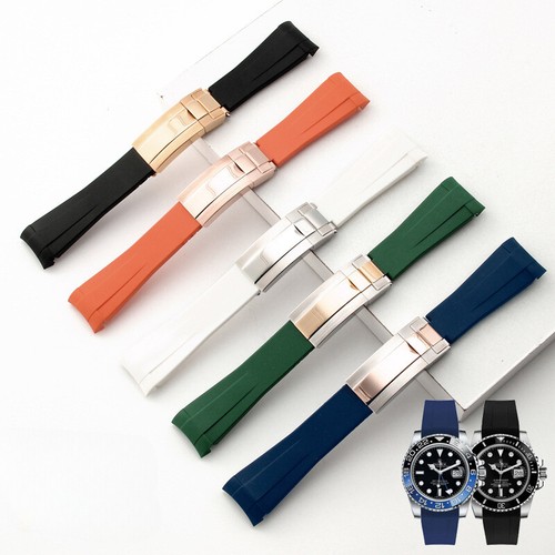 Silicone rubber watch band - rubber,