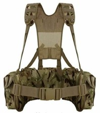 MTP MOD AIRBORNE LIGHTWEIGHT WEBBING CAMO CADET TACTICAL 3 X UTILITY POUCHES