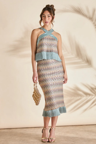 Coast multi midi skirt - coast,