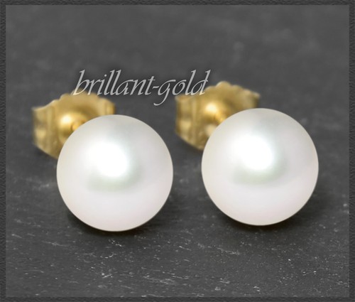 Pearl stud earrings 585 - stud,
