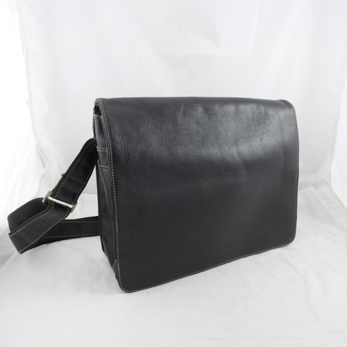 Visconti leather messenger - leather, bag