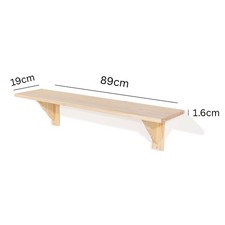 Solid Pine Traditional Shelf