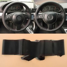 Black Leather Car Steering