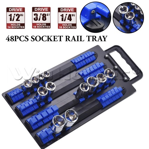 48pcs socket rail - 48pcs, 1/4"