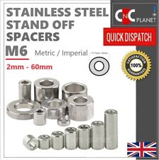 Stainless Steel Spacer Standoff spacer M6 stand off collar Round bush No thread