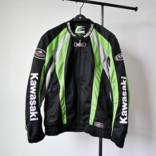 Vintage, 2000s KUSHITANI x KAWASAKI full mesh riding jacket, size LL, racing