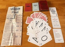 Vintage Lexicon Card Game 1935 Waddingtons Red Box Complete Competition Included