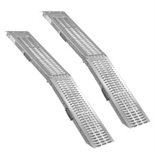HEAVY DUTY VEHICLE LOADING RAMP 2 PACK BIKE SCOOTER LAWN MOWER VAN TRUCK TRAILER