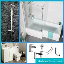 L Shaped Bathroom Suite 1700