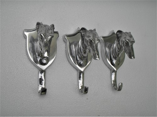 Metal greyhound head wall - metal,