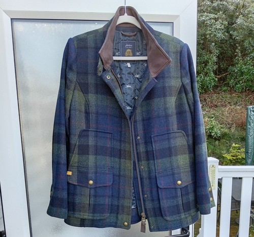 Joules tweed field coat jacket - tweed,