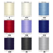 CLEARANCE SALE !!! Gutermann Sew All Thread 1000m Various Colours 100% Polyester