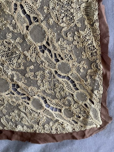 Antique lace remnant bodice - remnant,