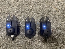 3 X Oldschool Optonic Super XL Bite Alarms Carp Fishing Vgc Retro