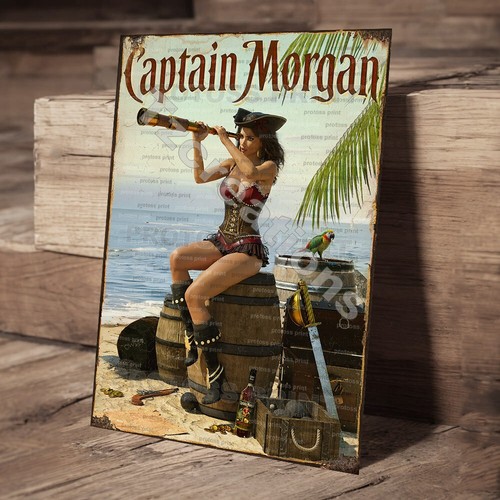 Captain morgan vintage - captain, metal