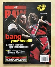 WWE RAW MAGAZINE DECEMBER 1998