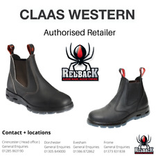 REDBACK Bobcat Australian Safety Boots CE Certified Steel Toe Cap USBOK Brown