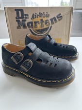 Vintage 90s Doc Dr. Martens Mary Jane Double Strap Shoes 