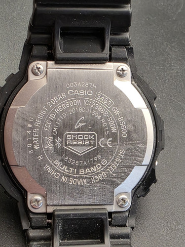Casio shock b5600 - gm-b5600-2, blue