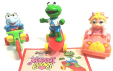 Vintage Lot  1980s McDonald's Muppet Toys Kermit Miss Piggy