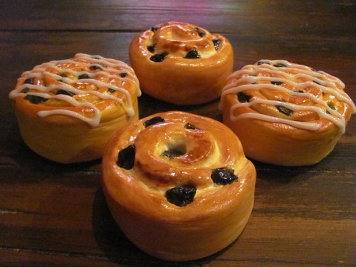Fake artificial sticky buns - artificial,