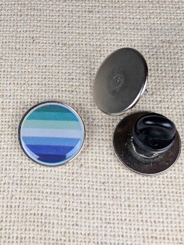 Gay men pride flag pin - flag,