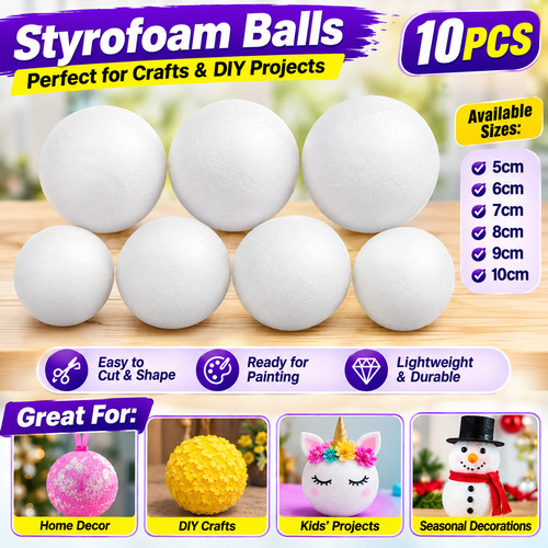 10pcs solid foam - 10pcs,