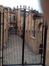 NEW WROUGHT IRON DRIVEWAY