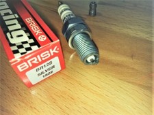 BRISK BR12S-9 Upgrade Racing Spark Plugs fit: Gilera Cougar 125 - 1999 to 2003