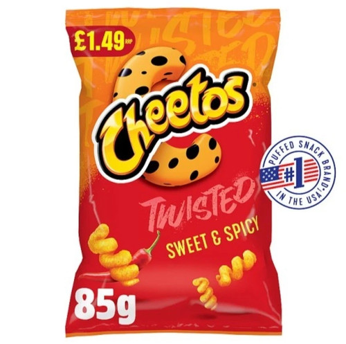 Cheetos twisted sweet and - cheetos,