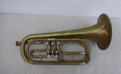Vintage bass trumpet approx - trumpet,
