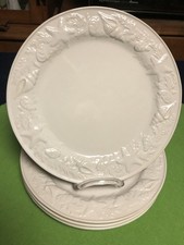 Bordallo Pinheiro Seashell Dinner Plates 10.75” Set Of 4 Portugal Gorgeous!