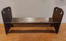 Small vintage oak booktrough