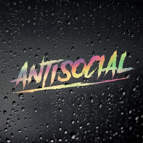 Antisocial car chrome - chrome, gold