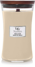 Woodwick Scented Candle with Crackling Wick, Vanilla Bean Large Hourglass Candle