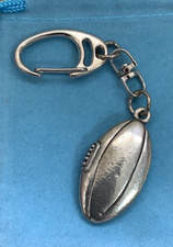 Rugby Ball Silver Pewter