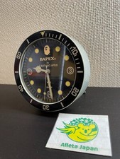 A Bathing APE Analog Table Clock BAPE Watch BAPEX Magazine Mook Appendix Goods