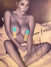 lucy pinder signed photo