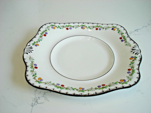 Tuscan bone china cake plate - tuscan,