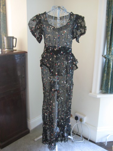 Organza overdress 1930s - overdress,