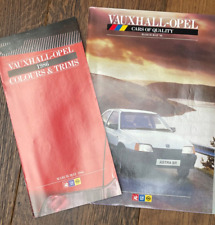 1986 Vauxhall-Opel brochure-Nova,Astra, Cavalier, Manta, Carlton, Monza, Senator